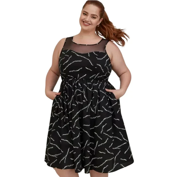 Torrid Frankenstein Skater Dress - Picture 3 of 10